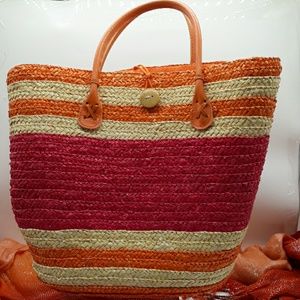 STRAW TOTE